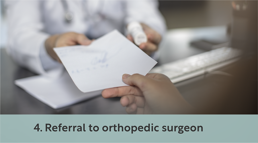 Referral To Orthopedic Surgeon